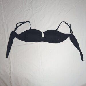 Aqua by La vie en Rose Black Bandeau Bathingsuit,  Size Large